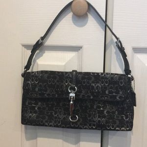Coach bag authentic black monogram